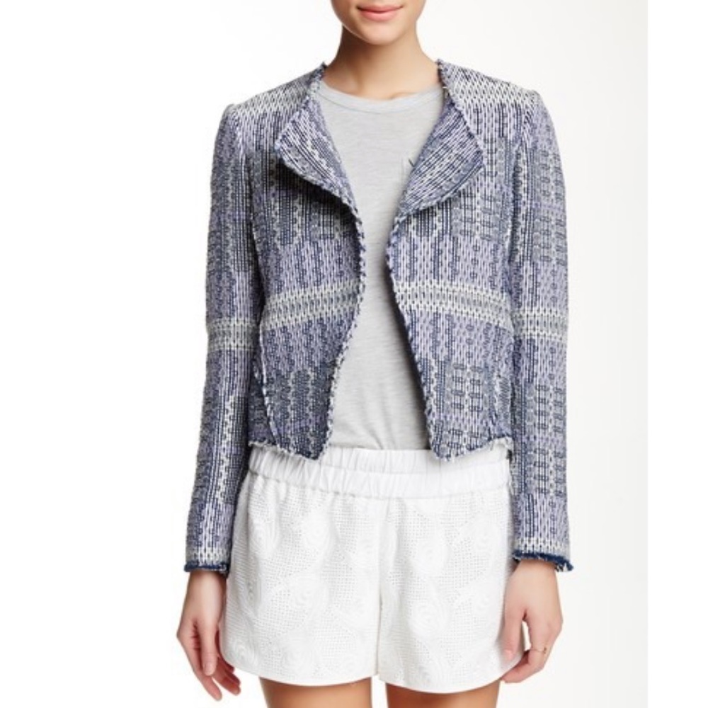 Derek Lam Angled Lapel Blazer Jacket